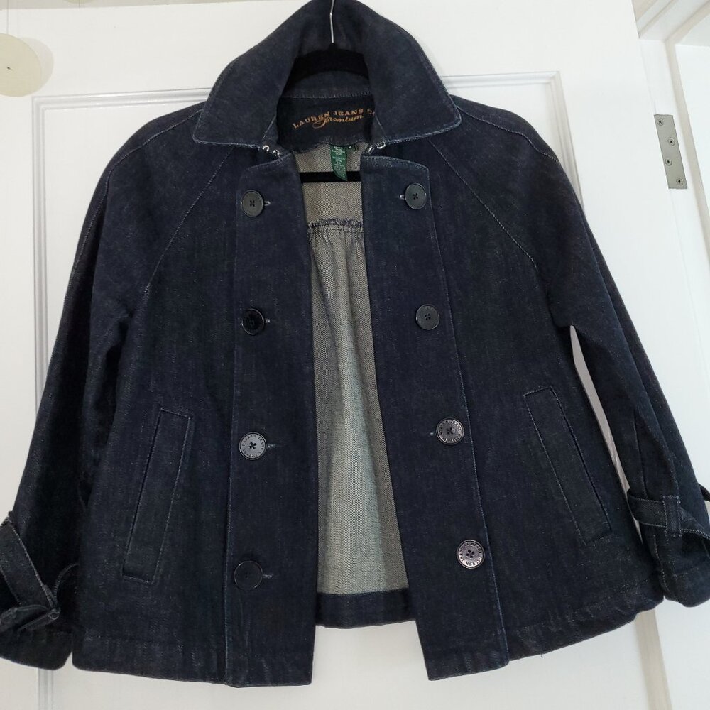 RALPH LAUREN DARK BLUE DEMIN JACKET
